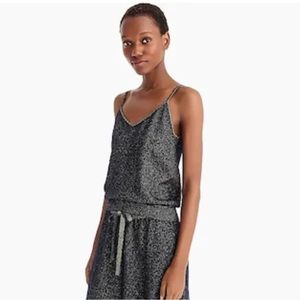 Demylee x J Crew Lurex Cashmere Sweater Tank Top N151-16
